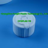 24-410 White PP Pivot Spout Caps for Disinfectant bottles
