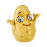 Resin Solar Lamp Garden Decoration Broccoli/Potatoes/Lettuce Resin Crafts Garden Decoration Mouth thumbnail-2