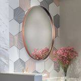 Bathroom Mirror Stainless Steel Brass Gold Bathroom Mirror thumbnail-2