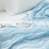 RAWHOUSE PINK BLUE GRAY Modal Fabric Summer Quilt thumbnail-2