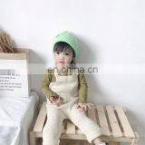 Latest Design Pink Knitted Jumpsuits 100% Cotton Kid Girl Knitted Pants On SALE 2020 Knitted Overall thumbnail-4