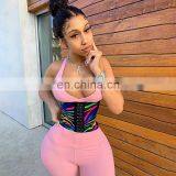 Wholesales Best Sellers Women Autumn Fitness Yoga Suit Ladies Solid Color Sportswear Fitness Clothing Set thumbnail-6