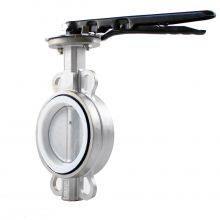 Stainless Steel Wafer Manual Butterfly Valve thumbnail-2