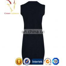 Женская длинная безрукавная платье из шнуровой вязки thumbnail-2