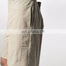 New Design Oem Fashion Custom Logo High Waist Chino Men Cotton Shorts thumbnail-3