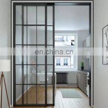 French Design Tempered Glass Sliding Grill Door Aluminum Grills thumbnail-1