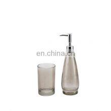 Home Hotel Decorative Cheap Colored Glass Dispenser Pump Bottle of Liquid Soap thumbnail-4
