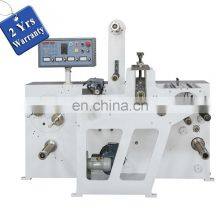 USK420 Automatic Blank Label Vinyl Sticker Rotary Magnetic Cylinder Die Cutting Slitting and Rewinding Machine