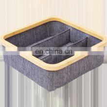 Fabric Children's Bra Underwear Lingerie Socks Divider Organizer Closet Drawer Storage Case Boxes Containers With Compartments thumbnail-3