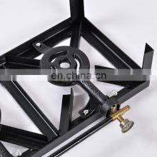 Double-Head Fierce Stove With Bracket Double-Eye Cast Iron Stove High-Power Propane Custom Cast Iron 3 Burner Gas Cooktop thumbnail-2