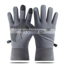 Outdoor Sports Gloves Touch Screen Men Driving Motorcycle Snowboard Gloves Non-slip Ski Warm Fleece Gloves