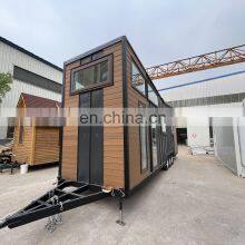 Double Layer Mobile Container on Wheels Modular Prefab Trailer Home thumbnail-3