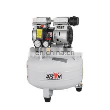 Bison China 230v Dental Portable Silent Oilless Air Pump Compressor Painting 8bar
