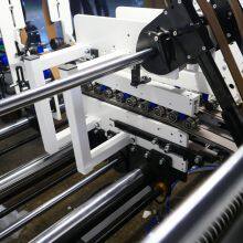 6 Corner Box Folding Gluing Machine 6 Points Folder Gluer for Pizza Box Maker thumbnail-2