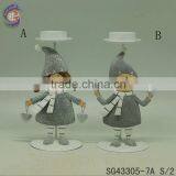 Metal Boy and Girl With Candle Holder Parts for Decorating Home thumbnail-5