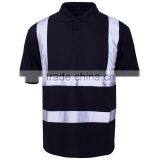100% Polyester Reflective Hi-vis Safety Work T-shirt thumbnail-2