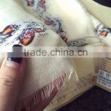 Fashion Personalized Skull Printing Women Cotton Scarves and Shawls thumbnail-6