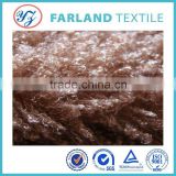Fashion scarf fabric designers preferred Changshu high quality product crimp fleece 100%polyester fabric