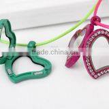 Rainbow Color Fashion Lady Jewelry Colorful Heart Locket Necklace thumbnail-2