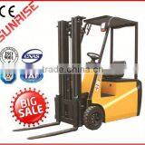 1.5-1.8T 3-Wheel Battery Forklift Capacity/mini Electric Forklift thumbnail-1