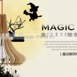 Hot Sale Modern Natural Wood Pendant Lamp Bar Light JK-8005B-16 LED Pendant Light