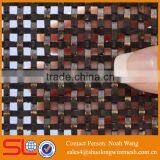 Fandango Antique Nickel Plated Decorative Flat Wire Mesh