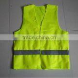 Reflective 100%polyester With Reflective Stripe Safety Vest Visibility