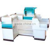 Trade Assurance New Design Cashier Stand for Supermarket JS-CC01, Cashier Counter for Sale thumbnail-4