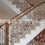 powder coated interior wrought iron stairway handrail/staircase railings
