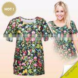 2015 Latest Top Selling Free Size Custom Printed Latest Abstract Printing Dry Fit T-shirt thumbnail-1