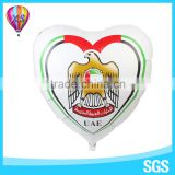 2016 heart shape advertisment mylar balloon with logo customer for advertisement foil balloon promotion gift