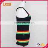 100% Cotton Women Fashion Gym Tank Top/wholesale Fancy Tops for Girls thumbnail-2