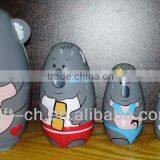 Wooden Russian Doll , Wooden Nesting Doll thumbnail-1