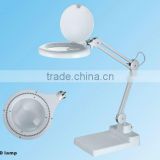 diopter magnifier lamp/magnifying floor lamp/magnifying lamp with clamp