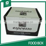 STANDARD SIZE CORRUAGTED FOOD MOVING BOXES FOR ESPRESSO COFFEE WITH CUSTOM LOGO thumbnail-2