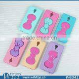 3D Silicone Case for Xiaomi Mi4, Lovely Stand Bow Case for Xiaomi M4 thumbnail-2