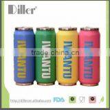 2015 Hot Selling Zip-top Can Cola Shape Stainless Steel Vacuum Flask