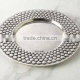 Silver Antique Charger Plate thumbnail-1