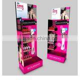 Advertising Corrugated Cosmetics Display Rack