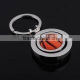 Advertising Promotional Basketball Metal Keychain Custom Shaped