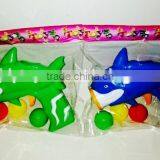 Shooting Game Solid Color Shark Dolphin Ping-pong Gun With Bowling Ball Sport Toy thumbnail-4