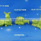 Since 1989 Factory Wooden Napkin Ring Table Decoration Restaurant High Quality Easter Ceramic Rabbit Napkin Ring thumbnail-5