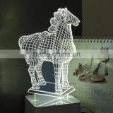 698-Horse 3d Shaping Lamp Art Decor Desk Light Led Night Light Led Energetic Saving Lamp thumbnail-4