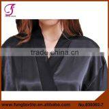 030302 New Style Plain Long Satin Robe thumbnail-3