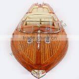 RIVA AQUARAMA SPEED BOAT, WOOD CRAFTS OF VIETNAM - MODEL SHIP HANDMADE thumbnail-5