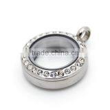 2014 Best Selling 316l Stainless Steel Jewelry Floating Silver Locket Unique Silver Lockets Silver Lockets for Women LP9120 thumbnail-1