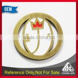China Supplier custom printing/soft cloisonne metal euro coin producer