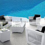 Evergreen Wicker Furniture - White Rattan Fiber Material