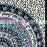Elephant Mandala Tapestry Indian Tapestry Bedspread Bohemian Hippie Tapestry Beach Throw Indian Mandala Tapestry Wall Hanging thumbnail-3