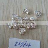 Factory sell White small bell wholesale bead caps